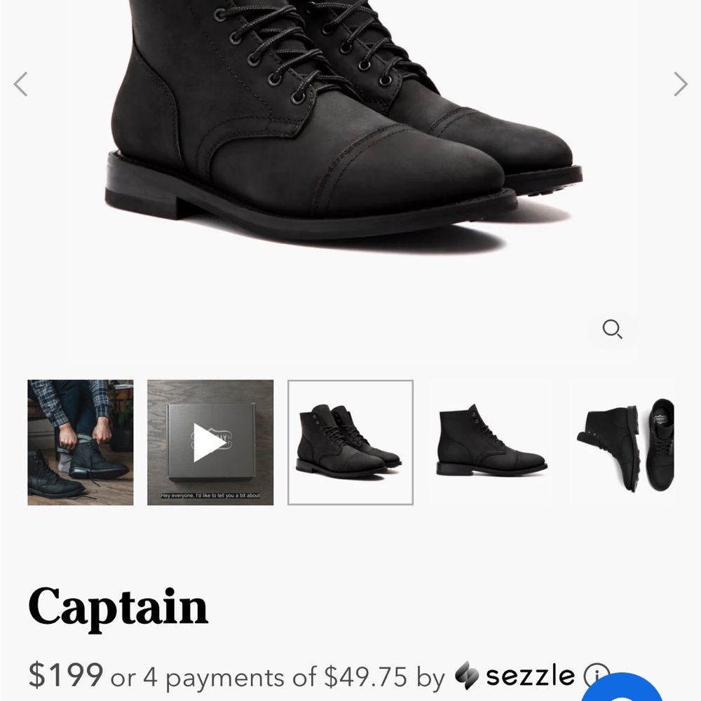 Mens Thursday boots